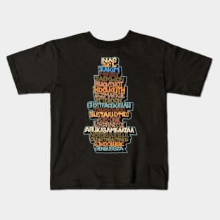 Rap Legends. Funky Design. Hip hop Allstars 90´s. Kids T-Shirt